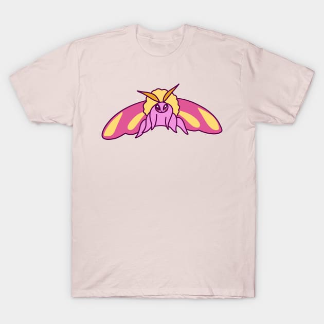 Rosy Maple Moth T-Shirt by saradaboru